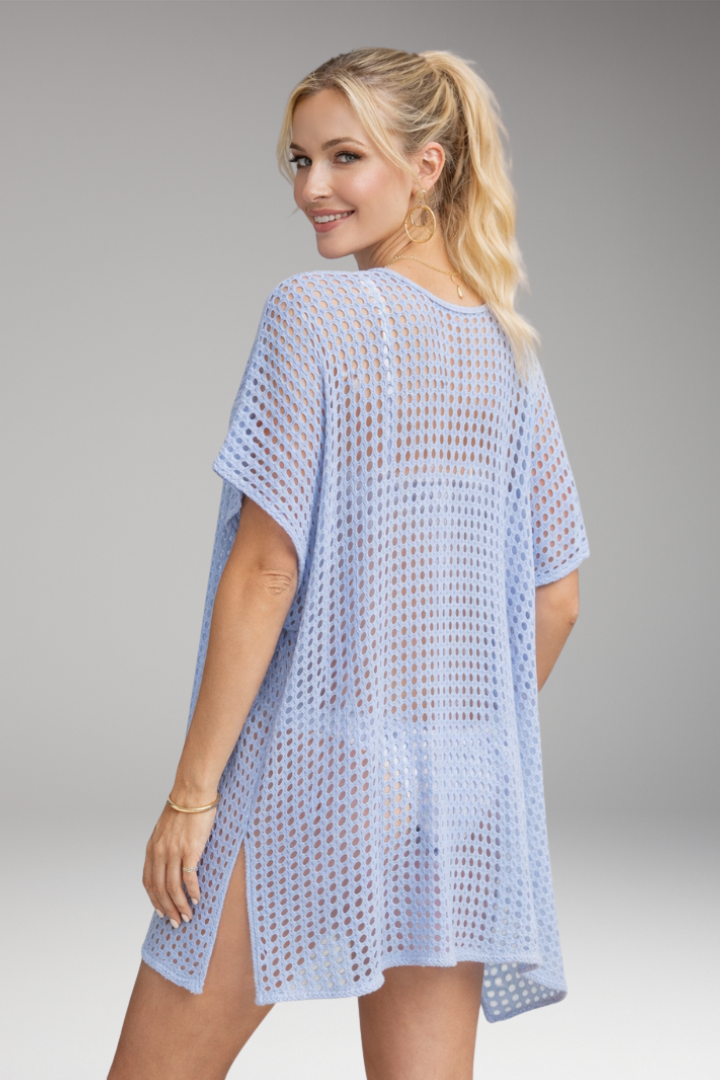 Women's Cover'Up with V'Neck and Adjustable Side Ties