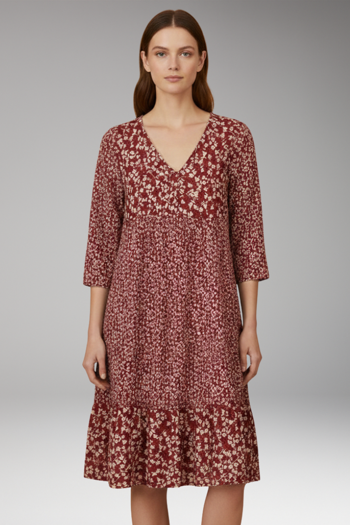 Women's Day-to-Night Midi Dress with Elegant Design and Versatile Fit