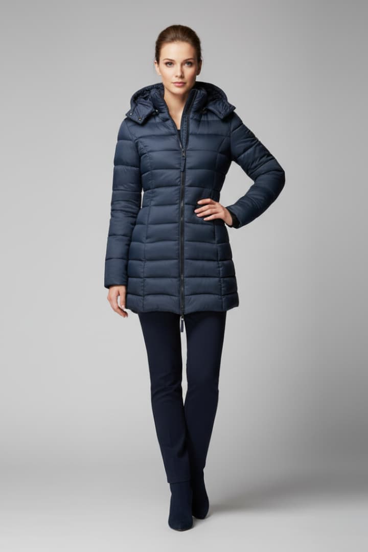 Women's Jacket with Hood and Zipper
