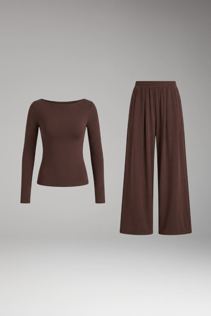 Women's Elegant Cosy Set with Relaxed Fit and Timeless Design