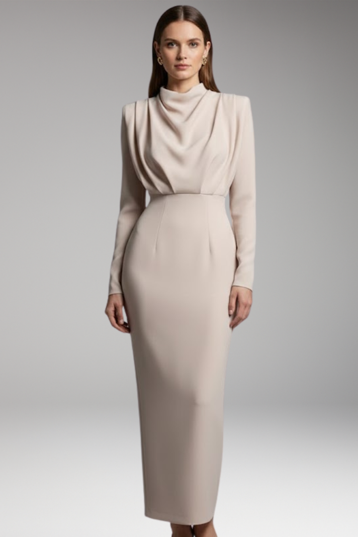 Women's Maxi Dress with Classic Design and Fit