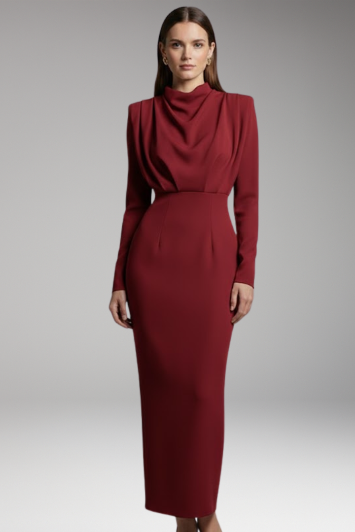 Women's Maxi Dress with Classic Design and Fit