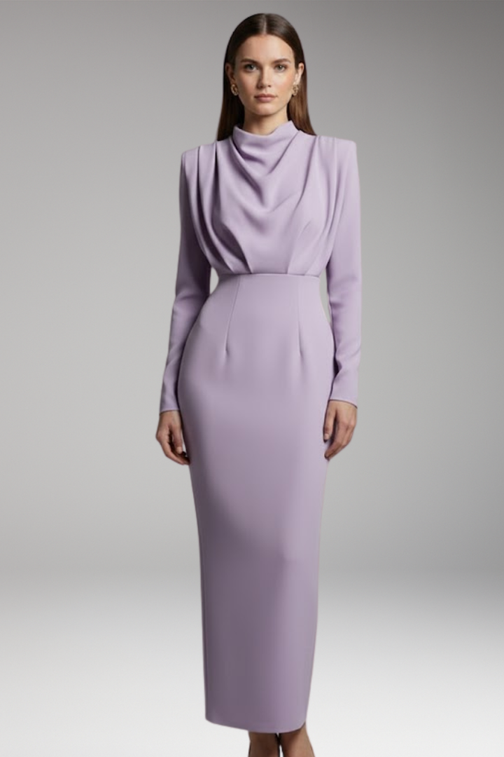 Women's Maxi Dress with Classic Design and Fit