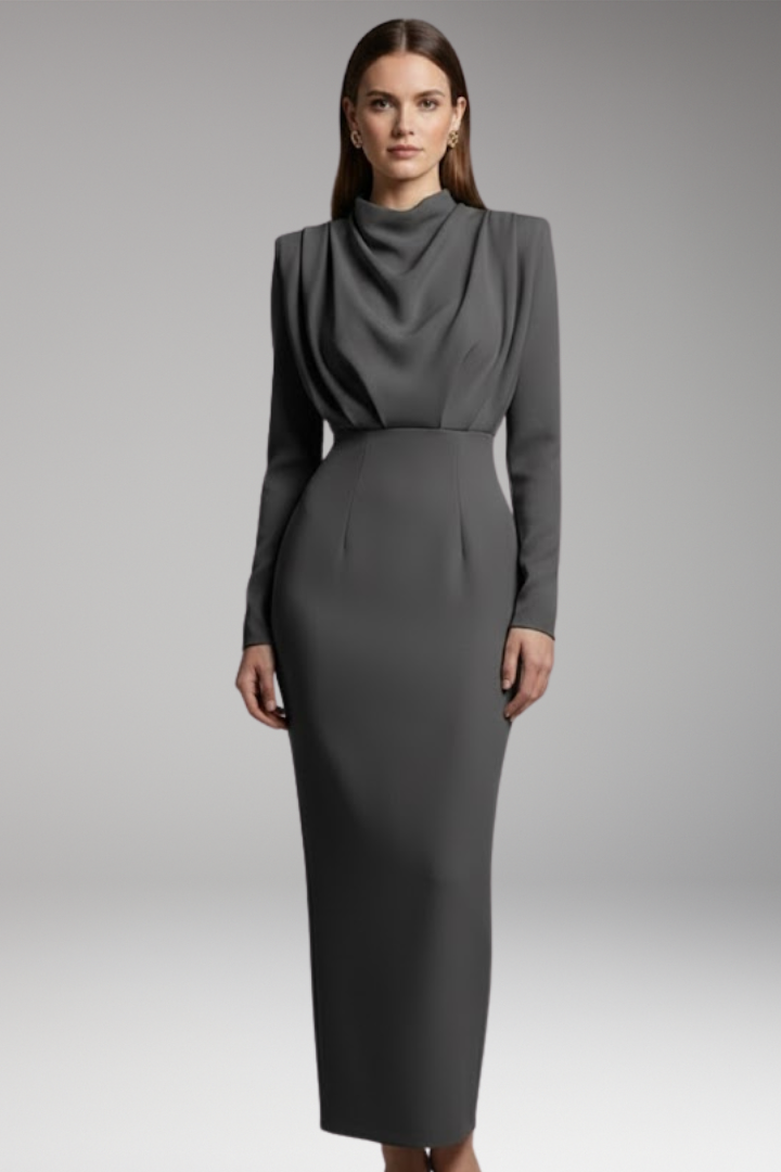 Women's Maxi Dress with Classic Design and Fit