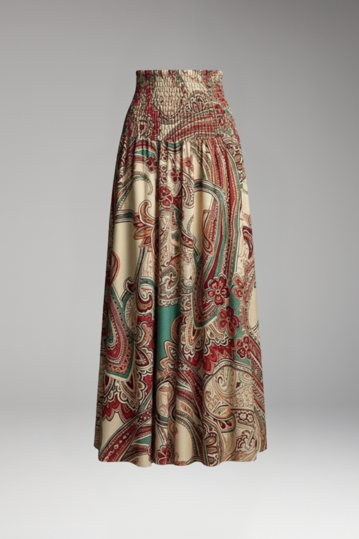 Women's Maxi Skirt with A-Line Silhouette for Everyday Wear