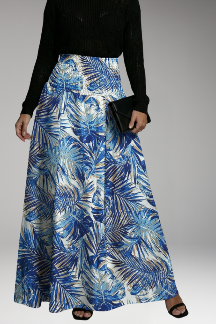 Women's Maxi Skirt with A-Line Silhouette for Everyday Wear