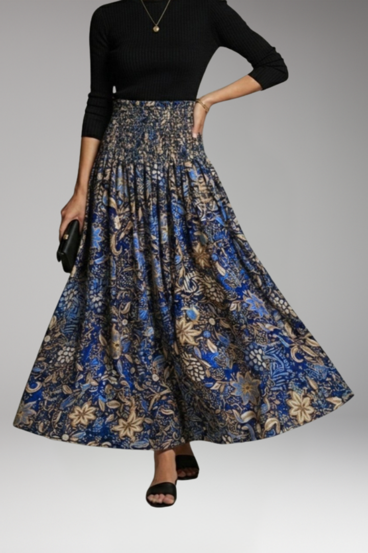 Women's Maxi Skirt with A-Line Silhouette for Everyday Wear