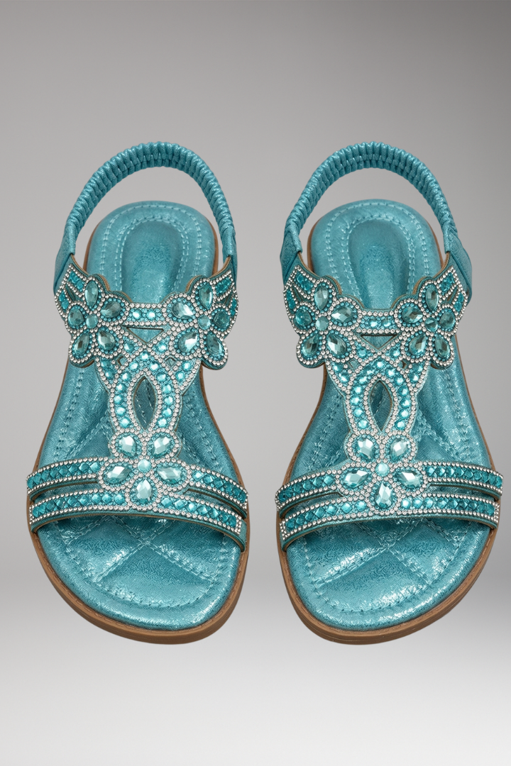 Women's Orthopedic Sandals with Cushioned Sole and Slip-Resistant Outsole