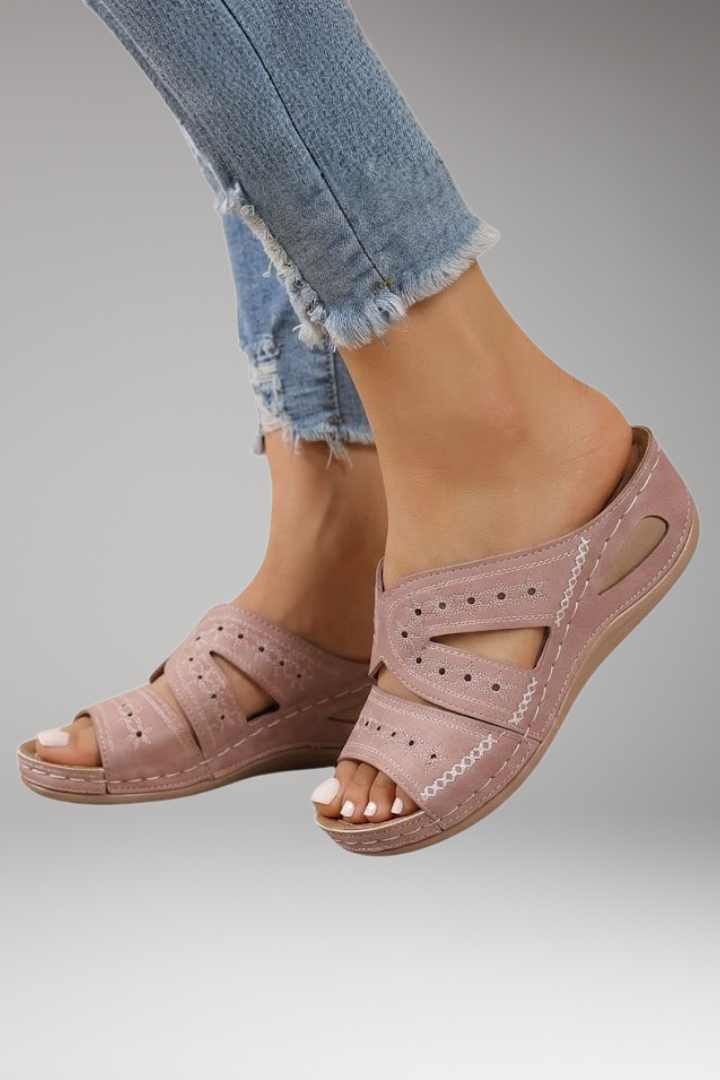 Women's Orthopaedic Sandals with Slip-Resistant Sole and Shock Absorption