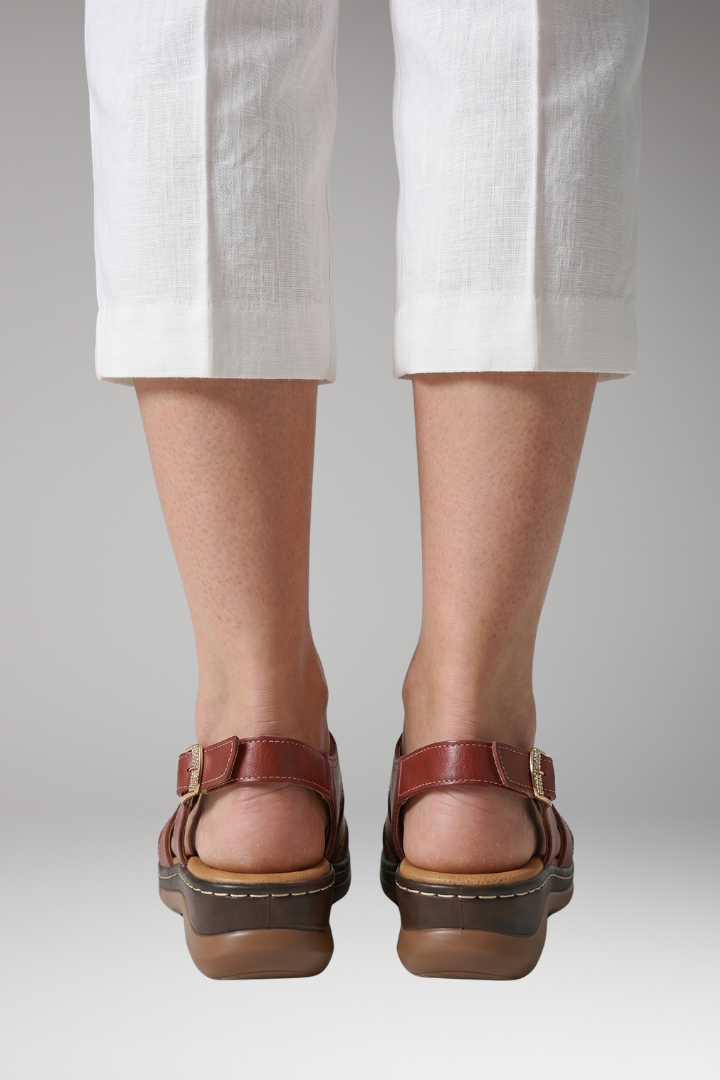 Women's Orthopaedic Sandals with Tri-Arch Support and Shock-Absorbing Insole