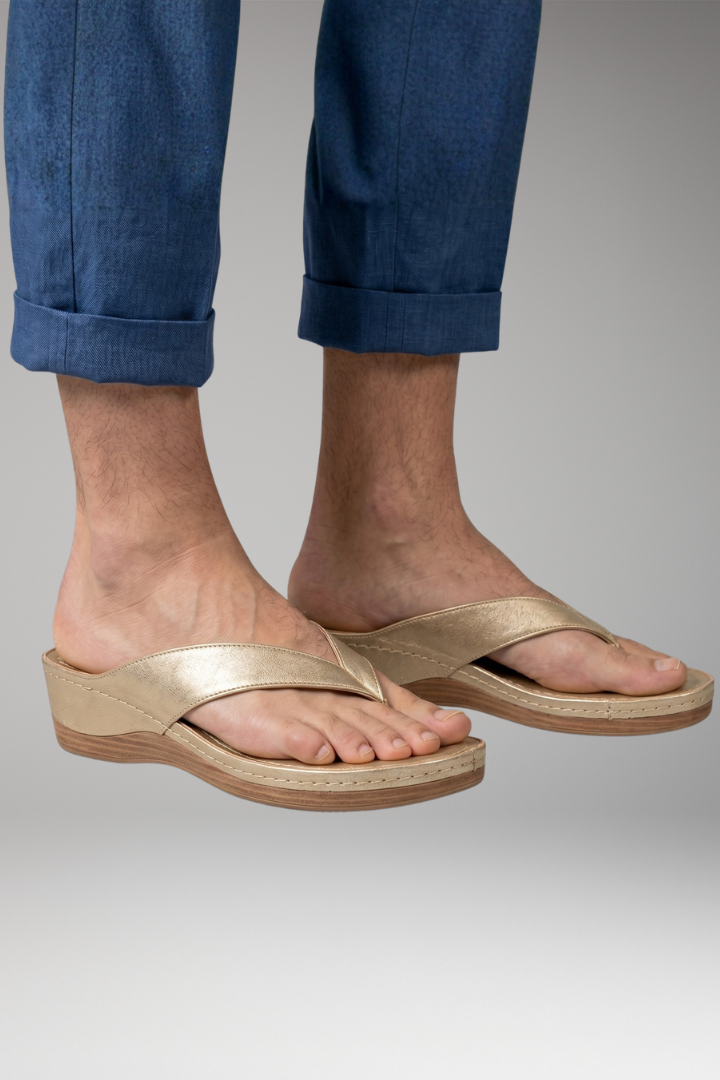 Women's Orthopedic Slippers with Heel for Comfort and Support