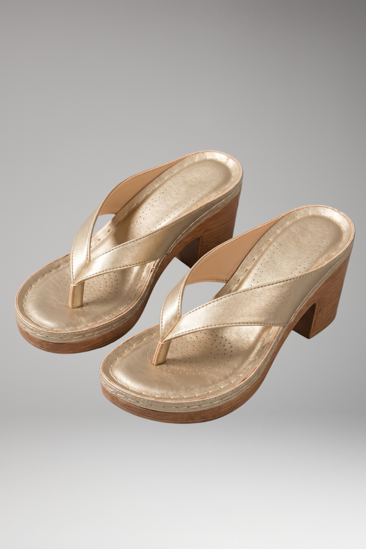 Women's Orthopedic Slippers with Heel for Comfort and Support