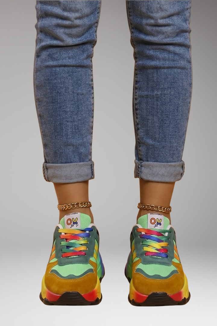 Women's Orthopedic Sneakers with Cushioned Sole and Breathable Design