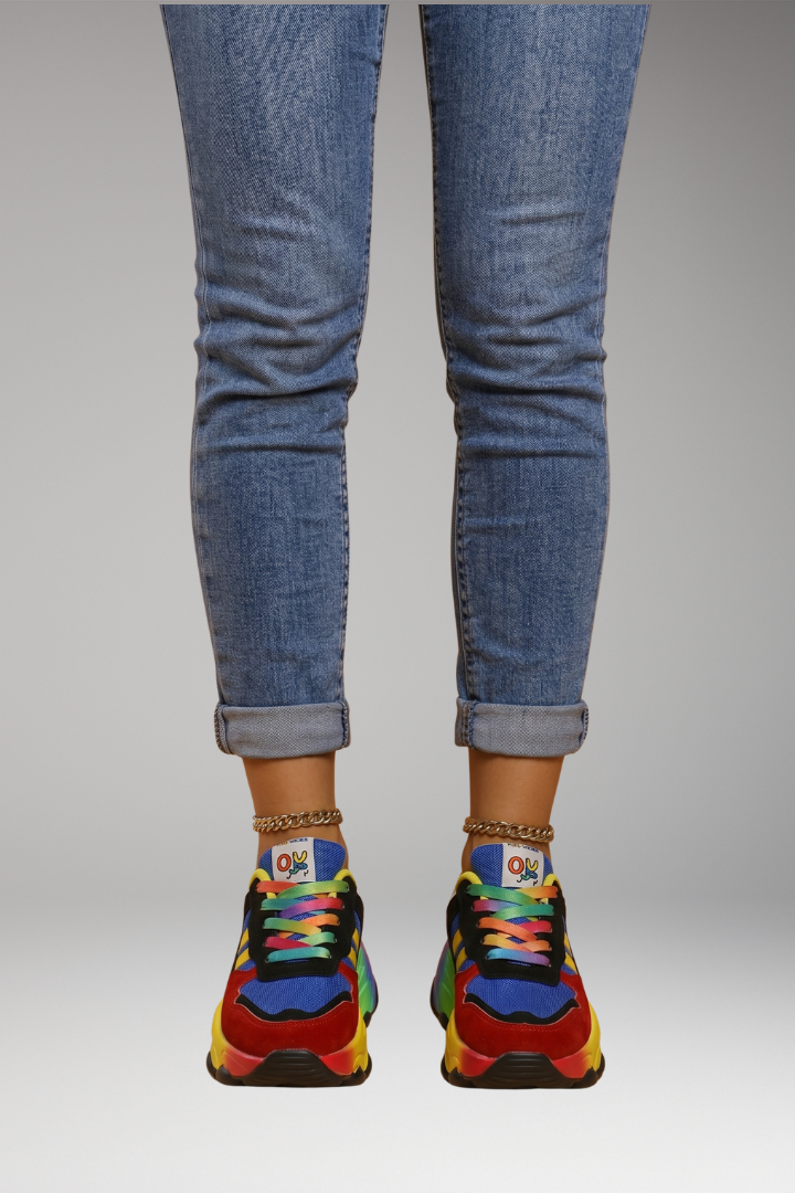 Women's Orthopedic Sneakers with Cushioned Sole and Breathable Design