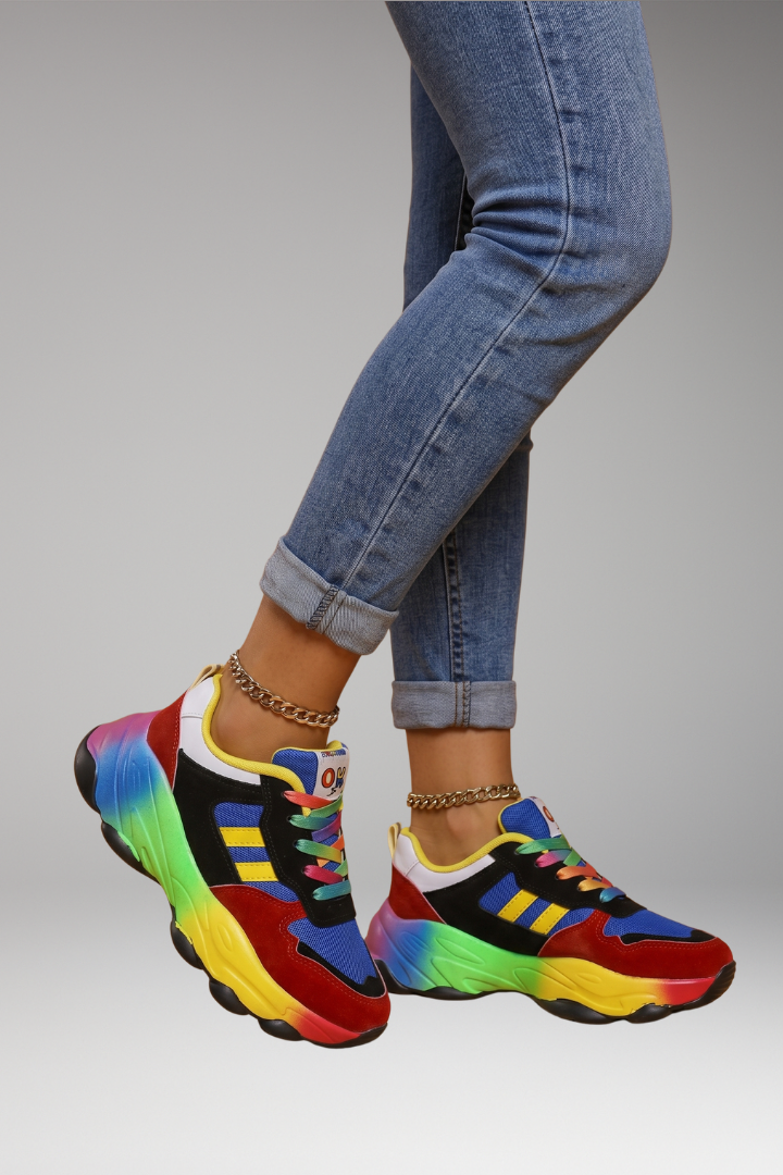Women's Orthopedic Sneakers with Cushioned Sole and Breathable Design