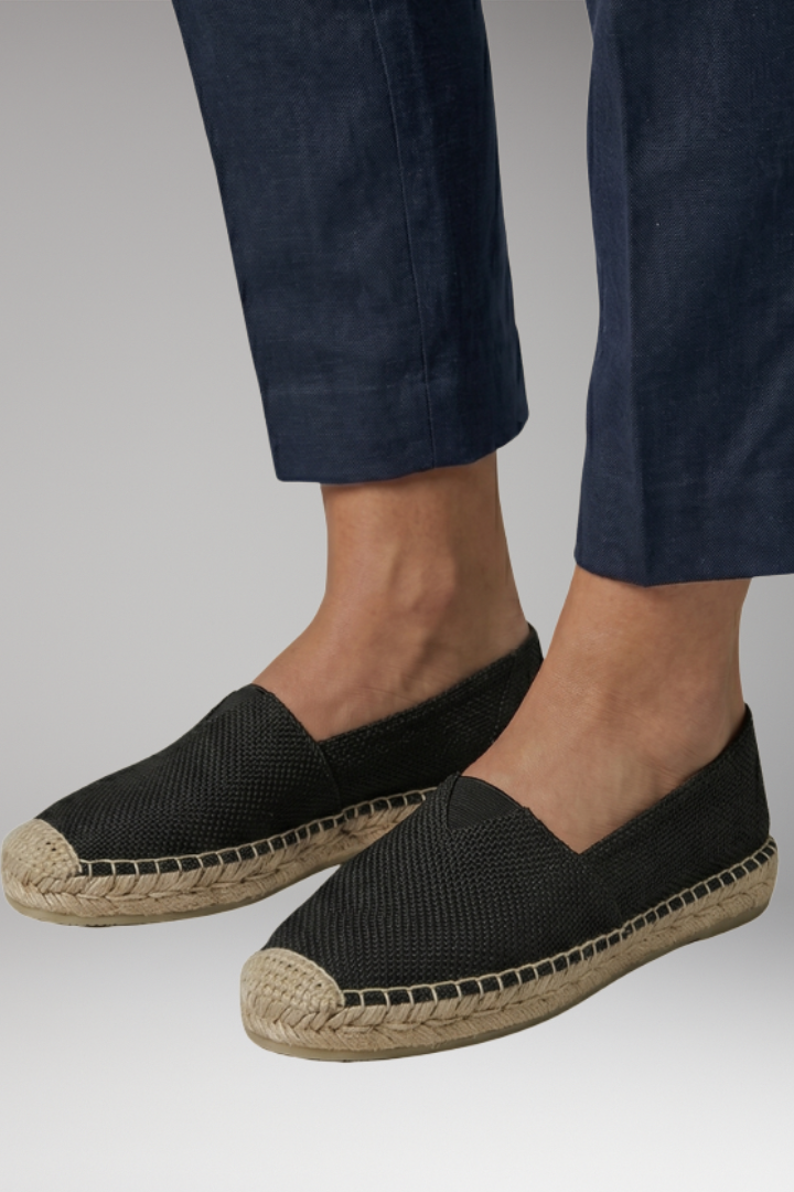 Women's Orthopedic Espadrilles with Woven Sole and Tailored Fit