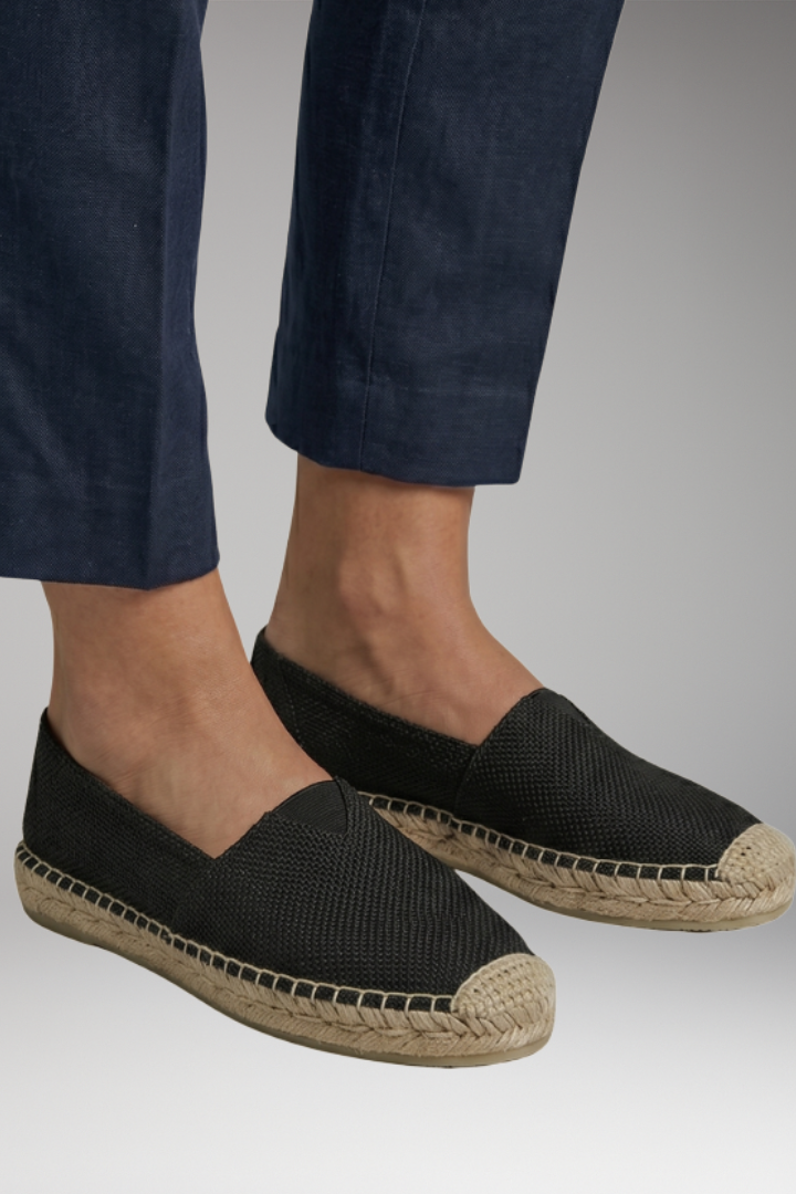 Women's Orthopedic Espadrilles with Woven Sole and Tailored Fit