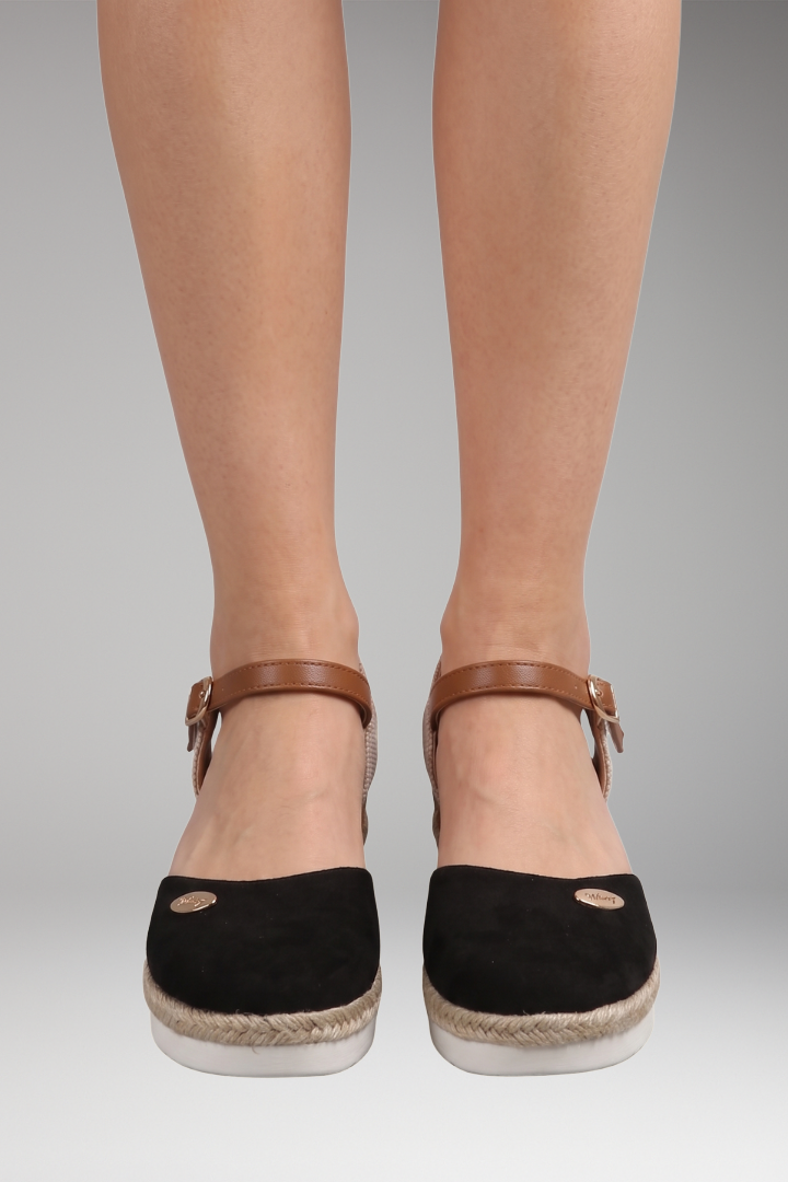 Women's Orthopedic Espadrilles with Woven Soles and Contoured Footbeds