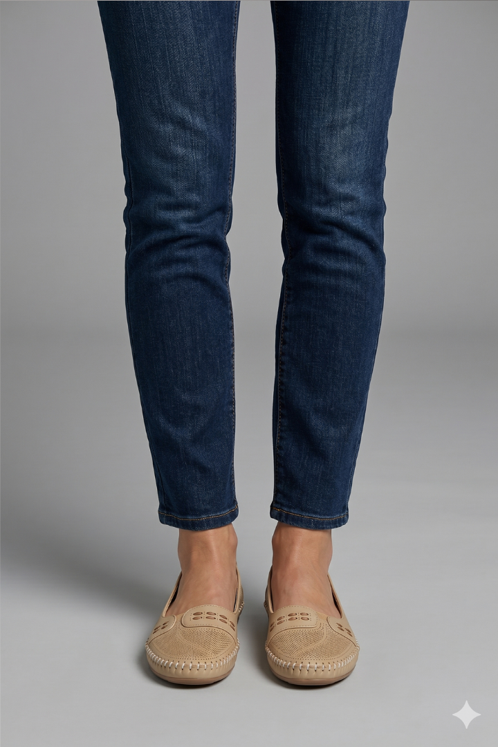 Women's Orthopedic Flats with Arch Support and Cushioned Insole