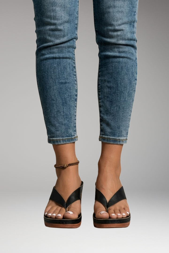 Women's Orthopedic Heels with Ergonomic Footbed and Shock-Absorbing Sole