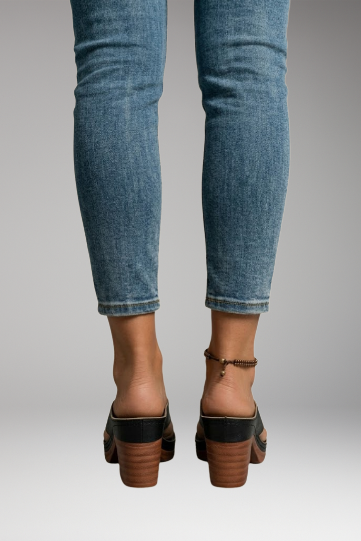 Women's Orthopedic Heels with Ergonomic Footbed and Shock-Absorbing Sole