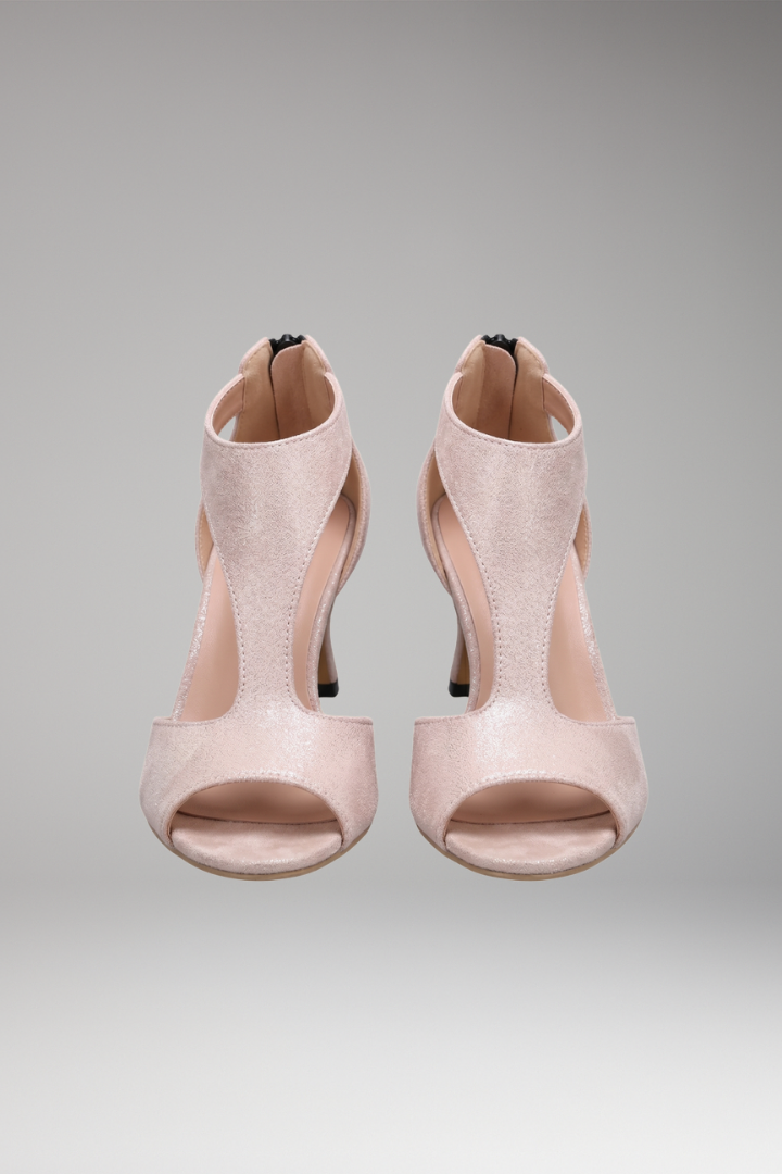 Women's Orthopedic Heels with Heel Stability and Stretchable Design