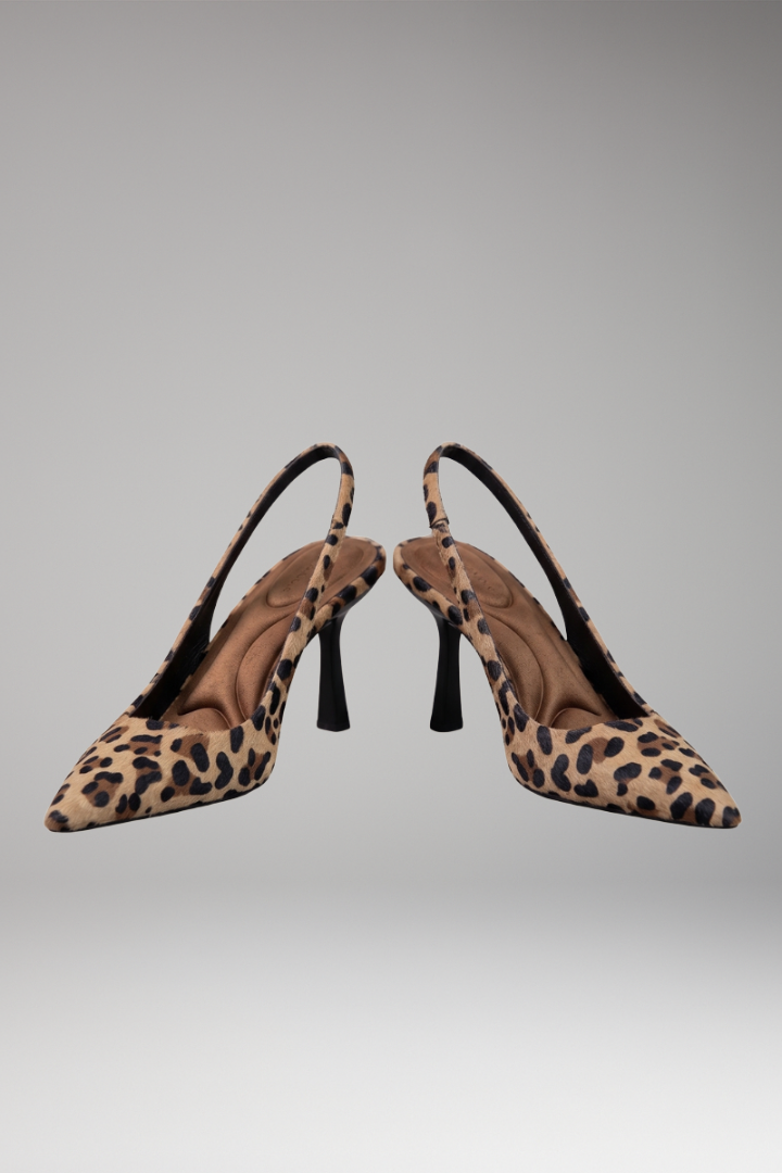 Women's Orthopedic Heels with Slingback Strap and Stiletto