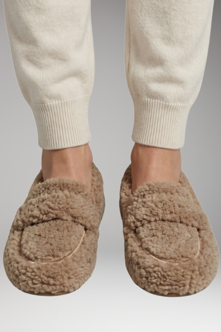 Women's Orthopedic Loafers with Cozy Warmth and Non-Slip Safety