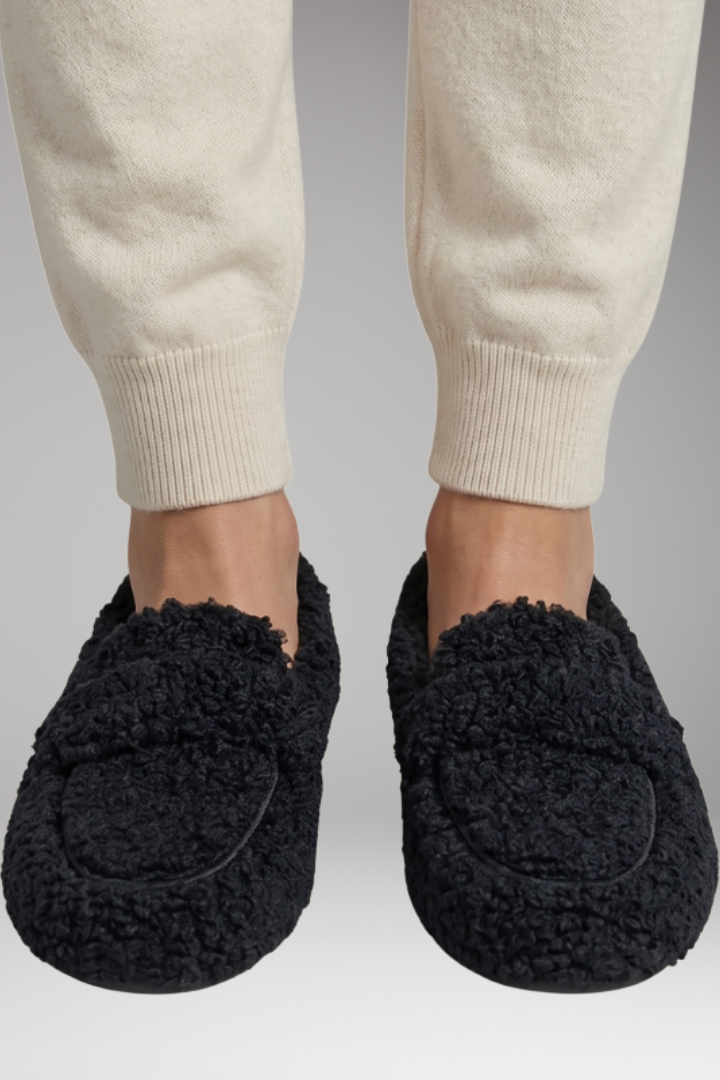 Women's Orthopedic Loafers with Cozy Warmth and Non-Slip Safety