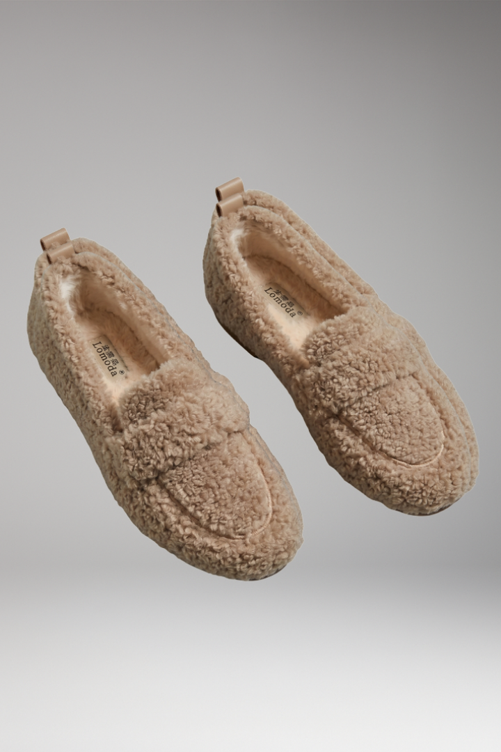 Women's Orthopedic Loafers with Cozy Warmth and Non-Slip Safety