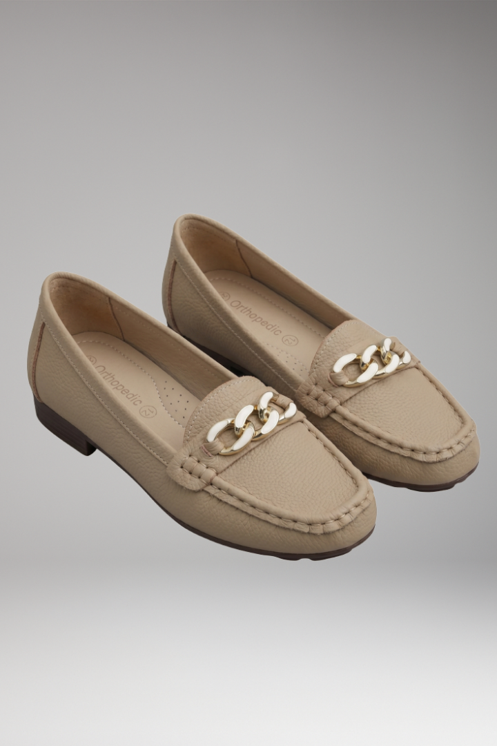 Women's Orthopedic Loafers with Cushioned Insole and Durable Anti-Slip Sole