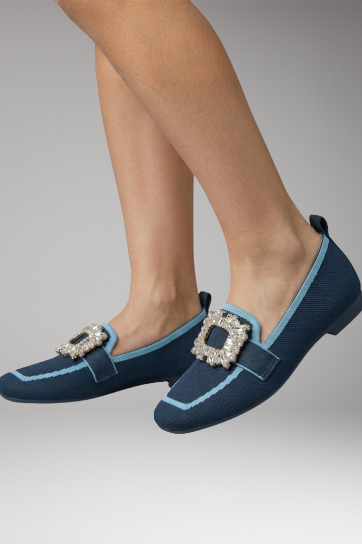 Women's Orthopedic Loafers with Cushioned Insole and Supportive Structure