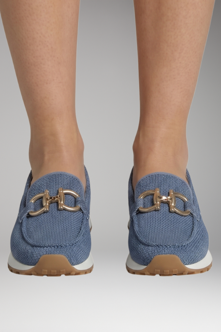 Women's Orthopedic Loafers with Cushioned Support and Elegant Hardware