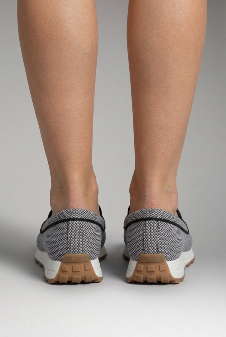 Women's Orthopedic Loafers with Cushioned Support and Elegant Hardware
