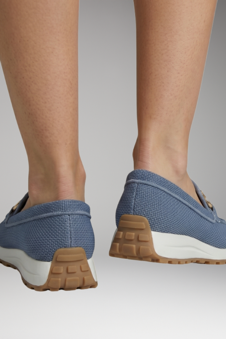 Women's Orthopedic Loafers with Cushioned Support and Elegant Hardware
