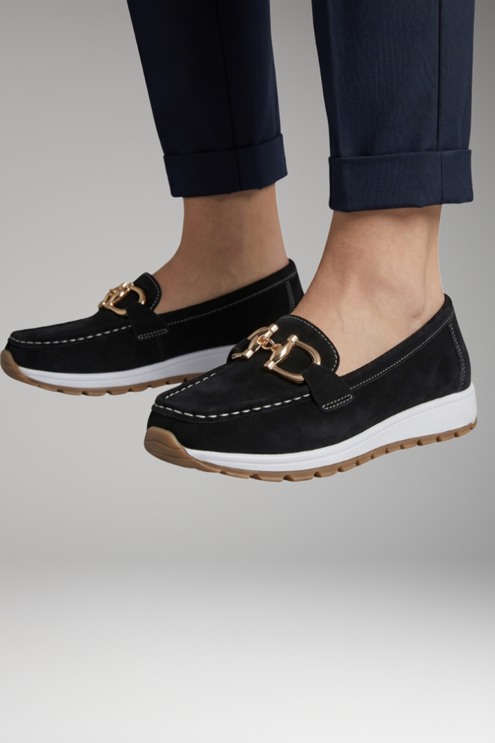 Women's Orthopedic Loafers with Slip-Resistant Sole and Ventilated Interior