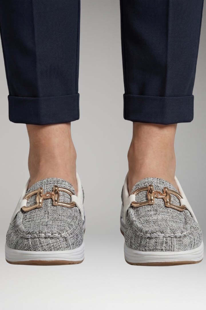 Women's Orthopedic Loafers with Slip-Resistant Sole and Ventilated Interior