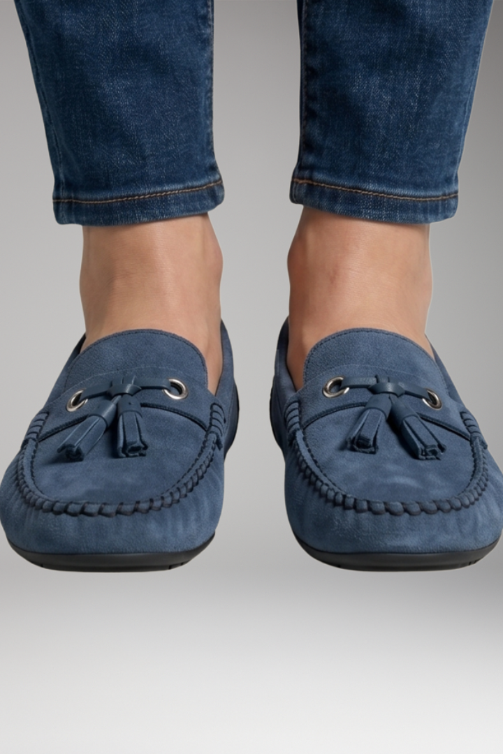 Women's Orthopedic Loafers with Soft Sole and Feminine Accents