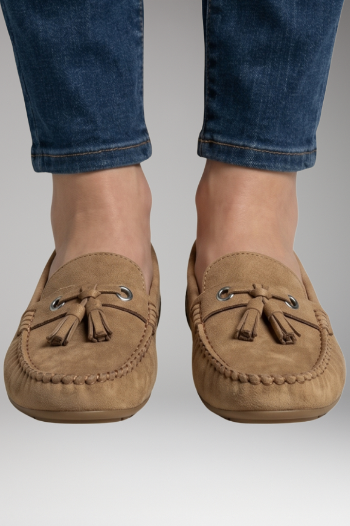 Women's Orthopedic Loafers with Soft Sole and Feminine Accents
