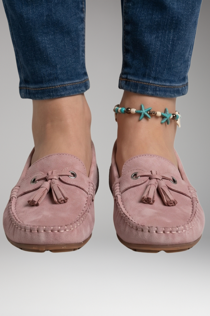 Women's Orthopedic Loafers with Soft Sole and Feminine Accents