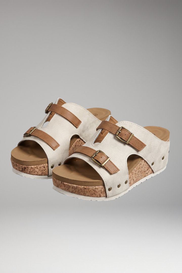 Women's Orthopedic Platform Wedge Sandals with Adjustable Straps