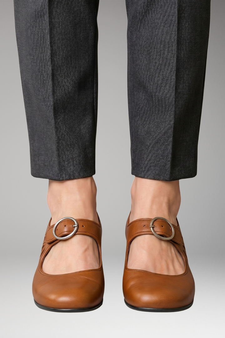 Women's Orthopedic Sandals with Adjustable Buckles and Vegan Leather