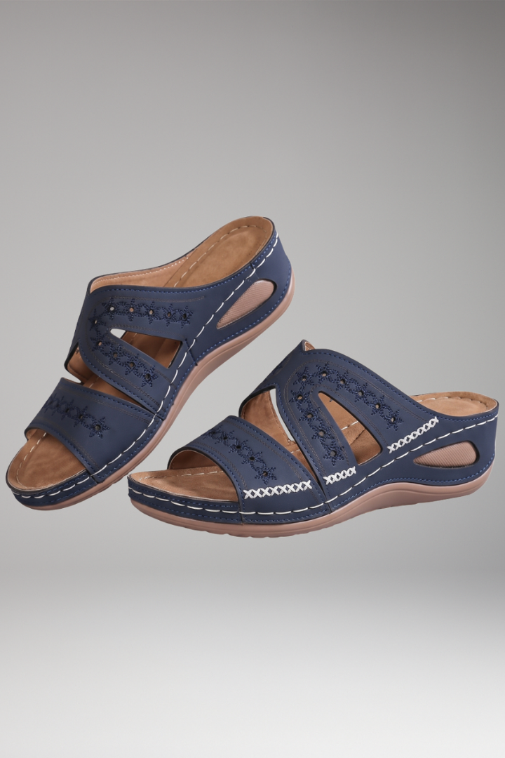 Women's Orthopedic Sandals with Cushioned Footbeds and Adjustable Straps