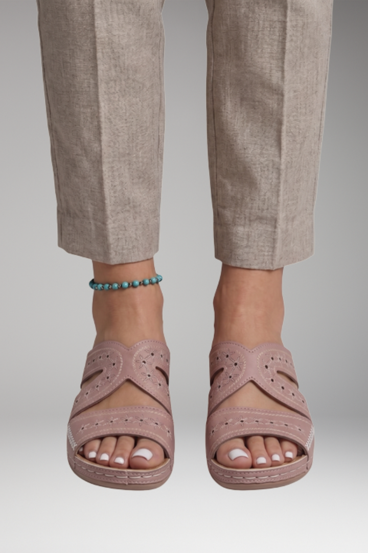 Women's Orthopedic Sandals with Cushioned Footbeds and Adjustable Straps