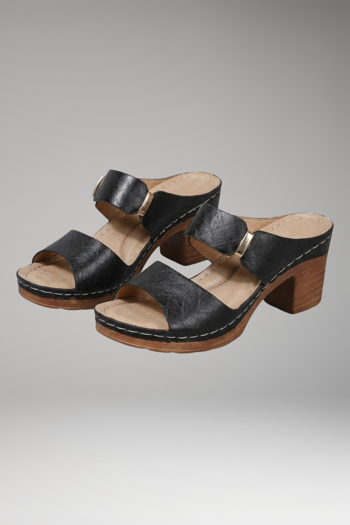 Women's Orthopedic Sandals with Cushioned Insole and Slip-Resistant Outsole