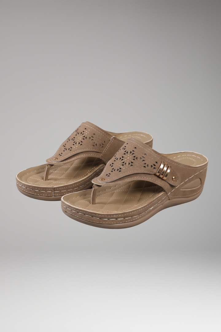 Women's Orthopedic Sandals with Ergonomic Support and Stable Wedge Sole