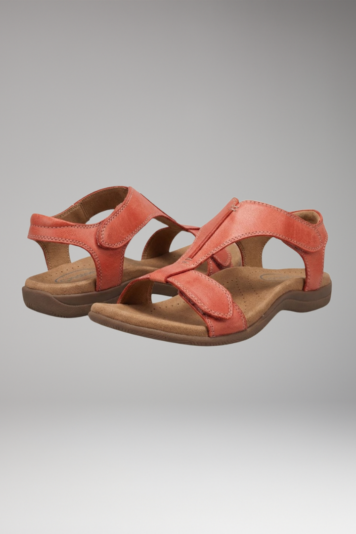 Women's Orthopedic Sandals with Memory Foam and T-Strap