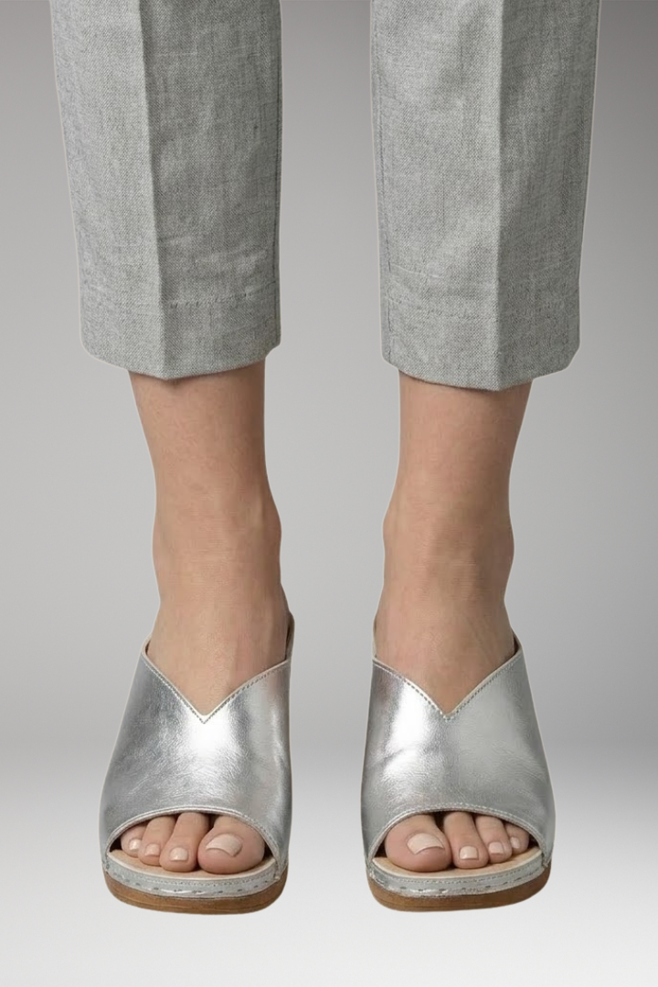 Women's Orthopedic Sandals with Thick Heels and Open Toes