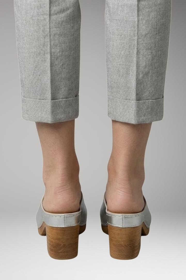 Women's Orthopedic Sandals with Thick Heels and Open Toes