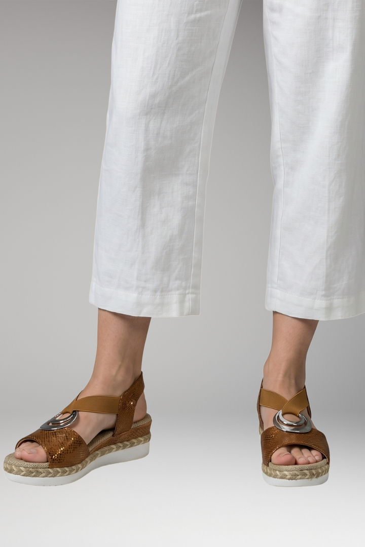 Women's Orthopedic Sandals with Wedge Heels and Adjustable Straps